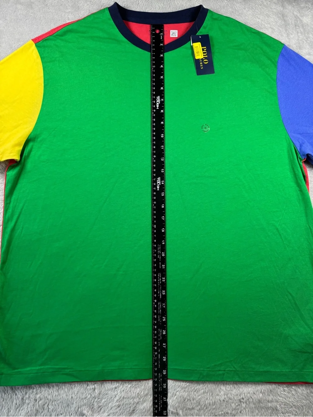 NWT Polo Ralph Lauren Classic Fit Color Block T Shirt Men XL